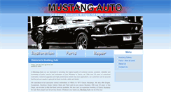 Desktop Screenshot of mustangauto.com